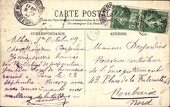 VINTAGE POSTCARD Paris L Town hall and the Bridge D Arcole