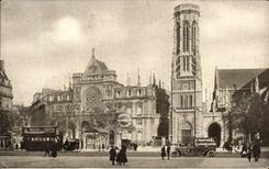 VINTAGE POSTCARD Paris German St L Auxerre native