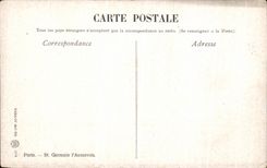 VINTAGE POSTCARD Paris German St L Auxerre native