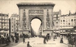 VINTAGE POSTCARD Paris Carries Holy Denis