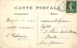 VINTAGE POSTCARD Paris Interieur of L Operated