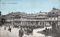 VINTAGE POSTCARD Paris the Palais Royal