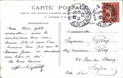 VINTAGE POSTCARD Paris Boulevard of the Madeleine