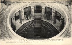 VINTAGE POSTCARD Paris Hotel of the Invalids Tomb of Napoleon I