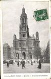 VINTAGE POSTCARD Paris Small Newspaper Paris L Church of the Trinity