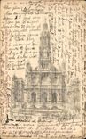 VINTAGE POSTCARD Seen of Paris the Trinity Rubbing This Collects With the Edge D a silver coin