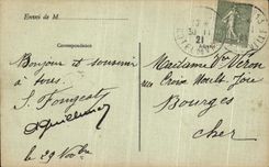 VINTAGE POSTCARD Paris Crowns Funicular Heart and Tank of Montmartre