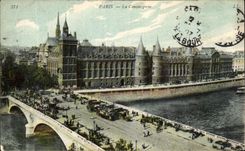 VINTAGE POSTCARD Paris the Caretaker s lodge