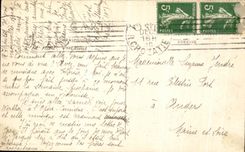 VINTAGE POSTCARD Paris L Operated