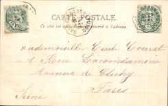 VINTAGE POSTCARD Sauveterre de Bearn Beautiful Panoramic View On Gave