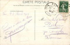 VINTAGE POSTCARD Peak Of the South D Ossau the road De Gabar