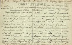 VINTAGE POSTCARD Laruns Old woman And new Hot Roads Of Leaux throats