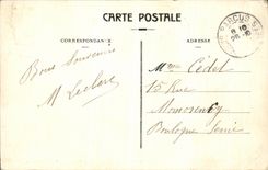 VINTAGE POSTCARD Surroundings De Licq Bridge Of the Junction of Water of Sainte Engrace and Larrau