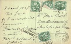 VINTAGE POSTCARD Strong Urdos of Portalet