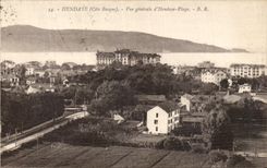 VINTAGE POSTCARD Hendaye View D Hendaye Beach