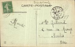 VINTAGE POSTCARD Good Water View Of the Basin De Laruns and valley of Gave D Oloron