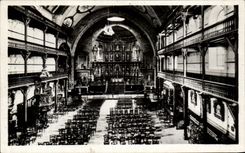VINTAGE POSTCARD St Jean de Luz L Parish church or was famous the marriage of Louis XIV