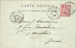 VINTAGE POSTCARD Bayonne the Mayou bridge