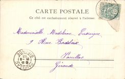 VINTAGE POSTCARD Bayonne reduces It and the Bateaux theater