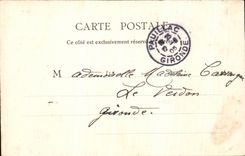 VINTAGE POSTCARD Bayonne View with the Tiny room and the Theater