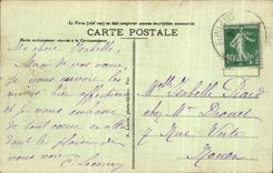 VINTAGE POSTCARD Pau the Castle And Gave