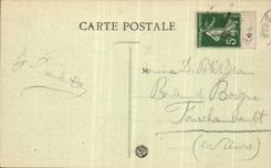 CPA Pau Le Chateau Salon De Famile 