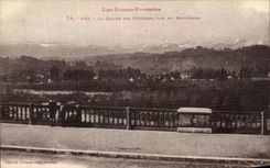 VINTAGE POSTCARD Pau Seen On the Chain of the Pyrenees Seen Of the Boulevard