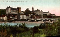 VINTAGE POSTCARD Pau Seen from De Jurancon