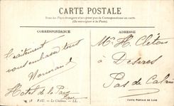 VINTAGE POSTCARD Pau the Castle