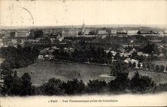 VINTAGE POSTCARD Pau Panoramic View Taken of Guindalos