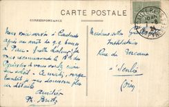 VINTAGE POSTCARD Pau Panoramic View Taken of Guindalos