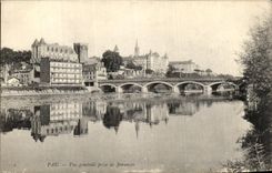 VINTAGE POSTCARD Pau View Taken Of jurancon