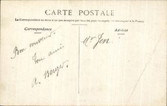 VINTAGE POSTCARD Pau Town hall