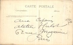 VINTAGE POSTCARD Pau Carries D Honneur of the Castle