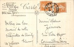 CPA Biarritz Le Rocher De La Vierge Un Jour De Gros Temps 