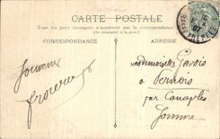 VINTAGE POSTCARD Biarritz L Entered of the Footbridge