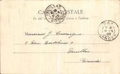 CPA Biarritz La Rocher De La Vierge 