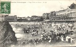 CPA Biarritz Pittoresque Plage Palais et Casino 