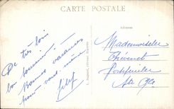 VINTAGE POSTCARD Biarritz Entered Of the Tunnel Tamaris and Hortensias