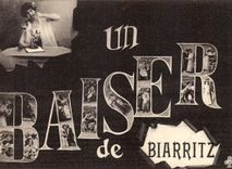 CPA Biarritz Baiser FEmme