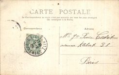 VINTAGE POSTCARD Biarritz Kiss Woman