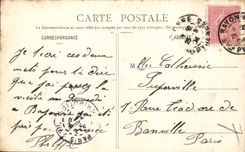 VINTAGE POSTCARD Biarritz Rock Of the Virgin