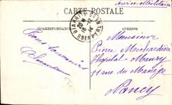 VINTAGE POSTCARD Biarritz Les Bains of the Old Port Towards the Rock of the Virgin