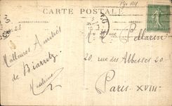 VINTAGE POSTCARD Biarritz Twilight