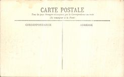 VINTAGE POSTCARD Biarritz the Rock of the Virgin Sunset