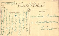 VINTAGE POSTCARD Thiers Seen from Of the bridge De Seychalles