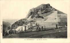 VINTAGE POSTCARD Bourboule the Vendeix Rock