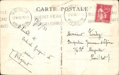 VINTAGE POSTCARD Bourboule View Of the Park D gave birth to property of the company of the mineral eaxu