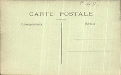 POSTAL Chatelguyon de la VENDIMIA un callejon del parque