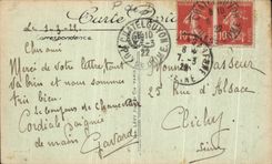 VINTAGE POSTCARD Surroundings of Chatelguyon the Castle of Chazeron